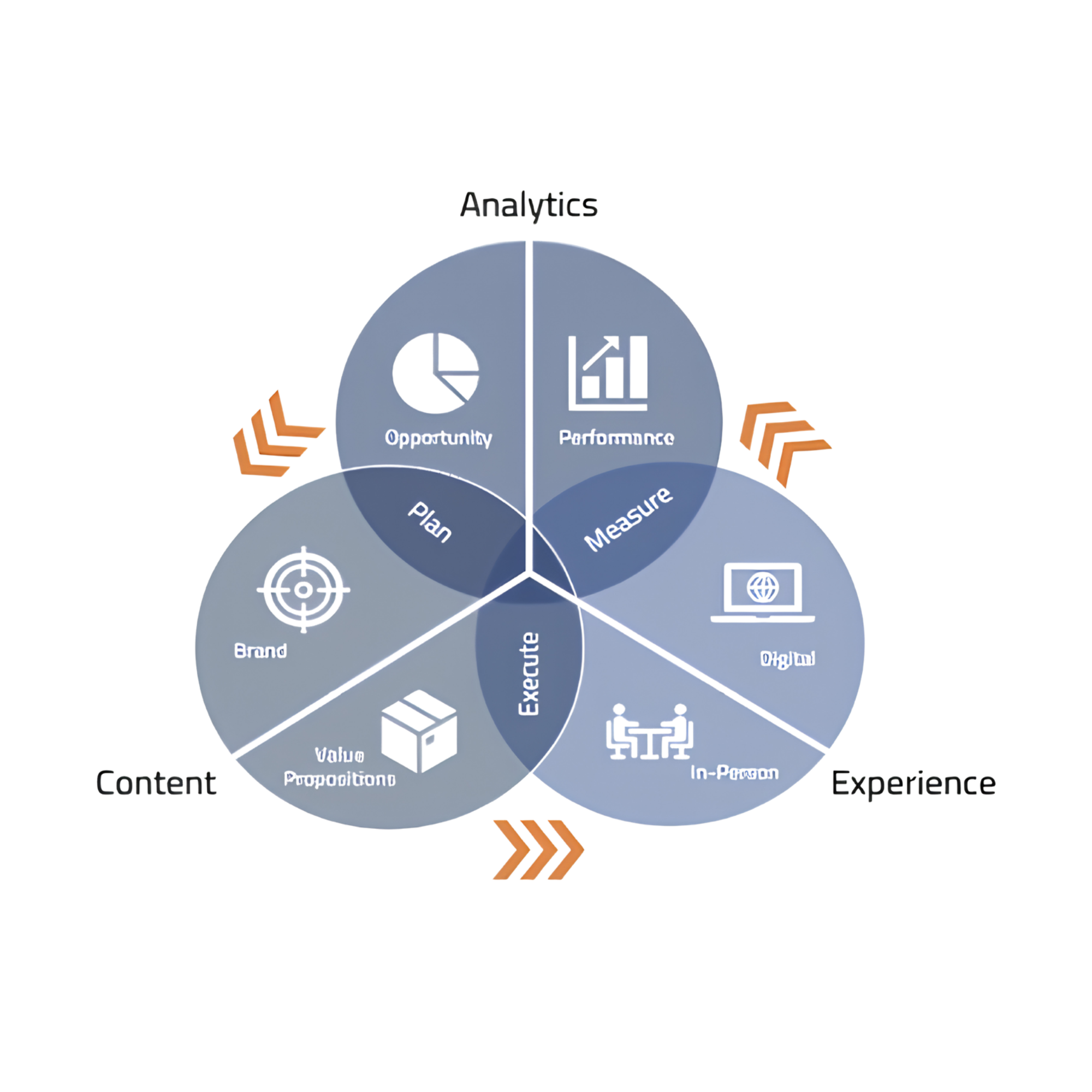 The ACE Framework: Analytics, Content and Experience around the Execution Engine